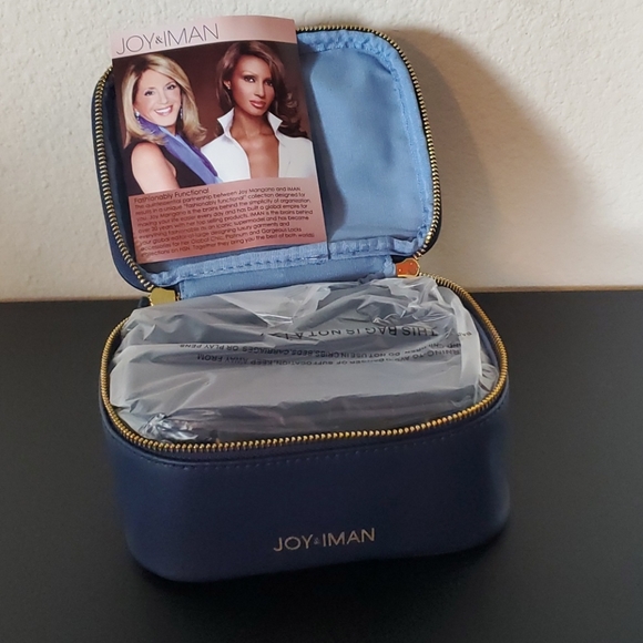 Joy & Iman 2-Piece Leather Travel Pouches - Picture 6 of 16